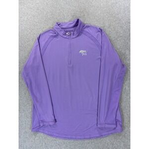 SanSoleil‎ Half Zip Torrey Pines Sun Protection Golf Shirt (Women's XL) Purple